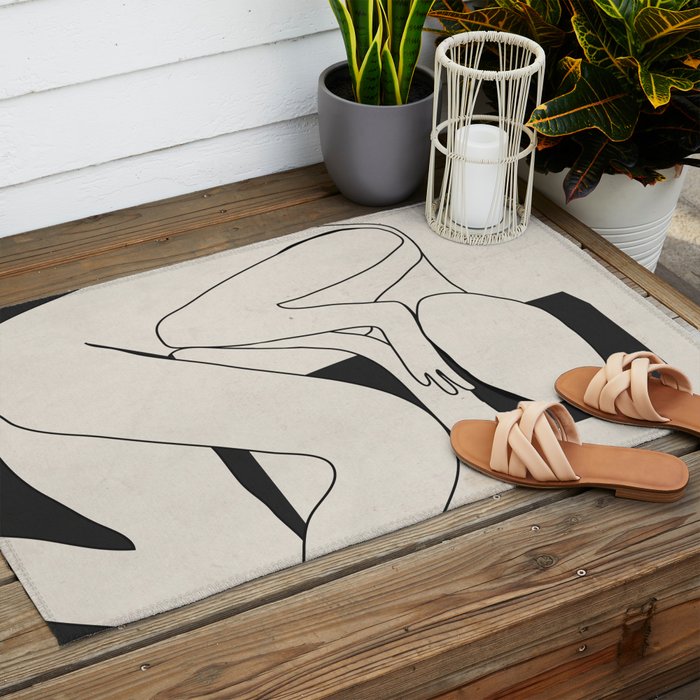 Abstract Art 15 Outdoor Rug Gallery Image 2