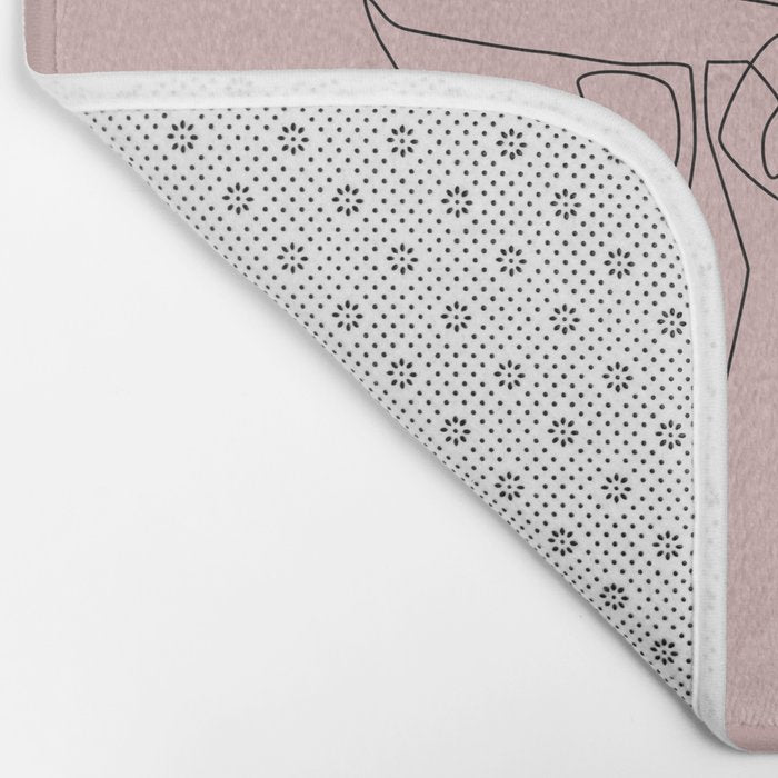 Blush Pinky Bath Mat Gallery Image 2
