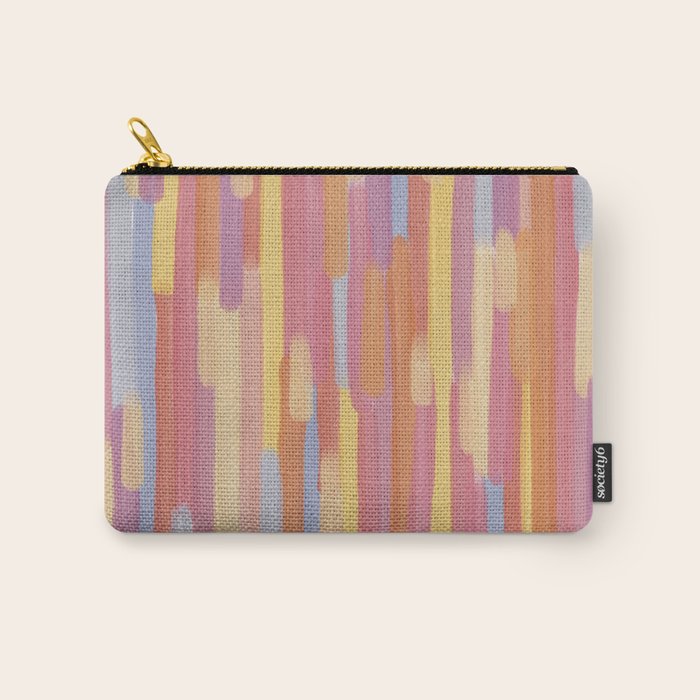 Acrylic Stripes Pattern Carry All Pouch Gallery Image 1