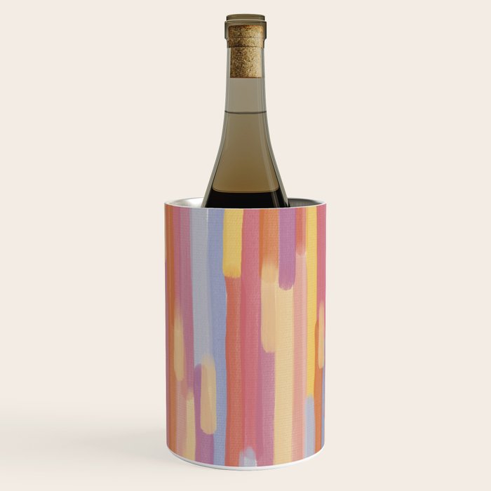 Acrylic Stripes Pattern Wine Chiller Gallery Image 2
