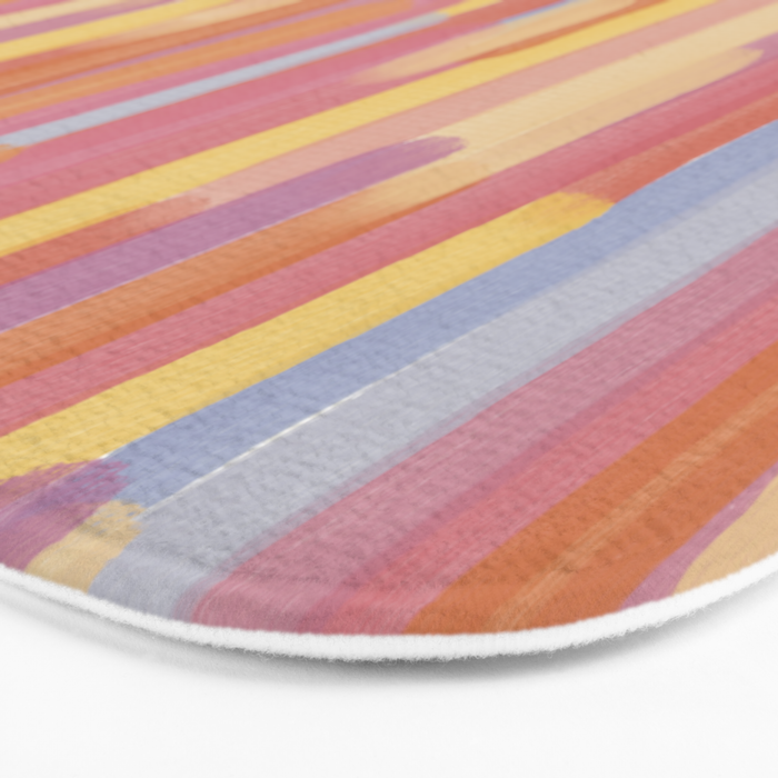 Acrylic Stripes Pattern Bath Mat Gallery Image 3