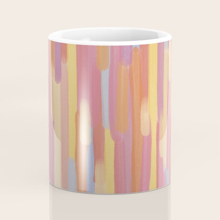 Acrylic Stripes Pattern Coffee Mug Gallery Image 4