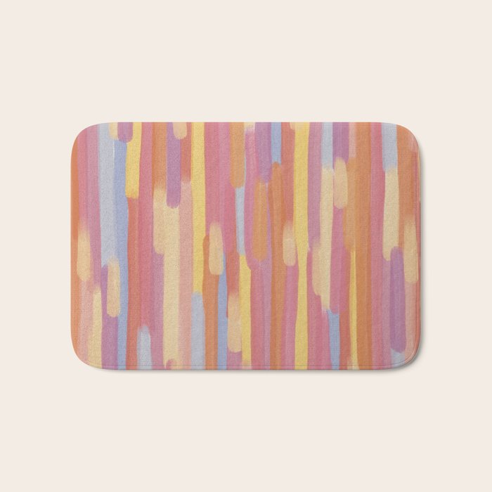 Acrylic Stripes Pattern Bath Mat Gallery Image 1