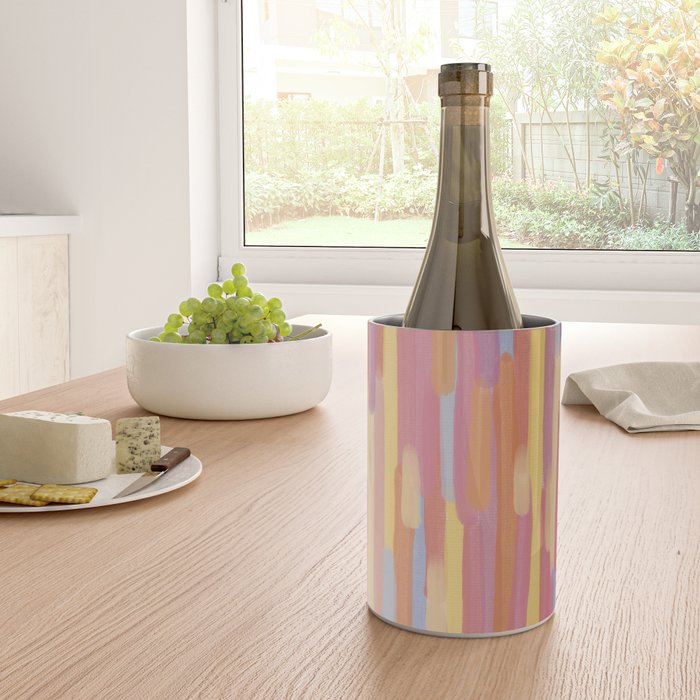 Acrylic Stripes Pattern Wine Chiller Gallery Image 4