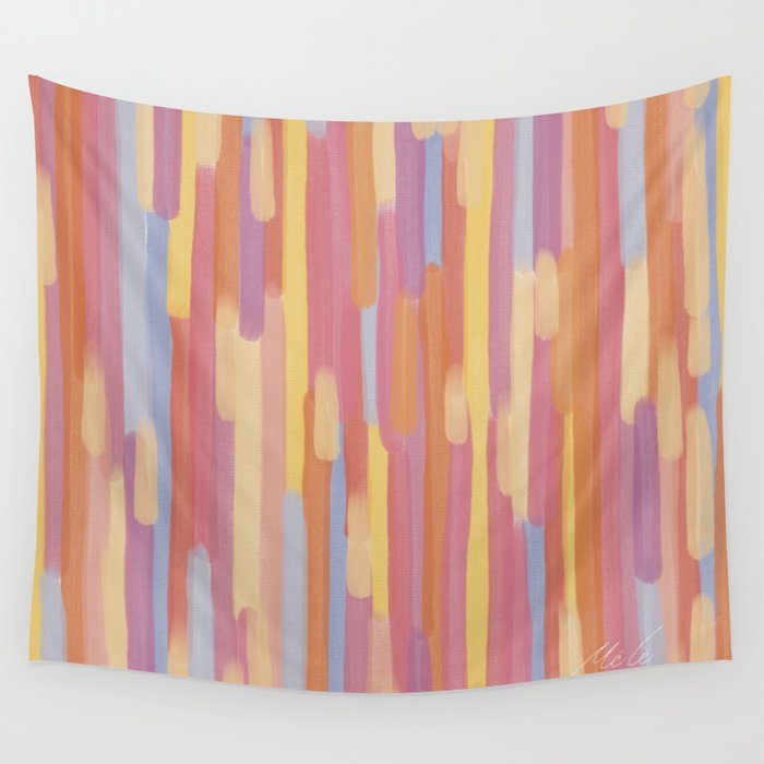 Acrylic Stripes Pattern Wall Tapestry Gallery Image 4