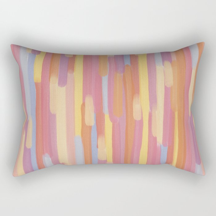 Acrylic Stripes Pattern Rectangular Pillow Gallery Image 2