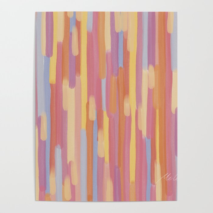 Acrylic Stripes Pattern Poster Gallery Image 4