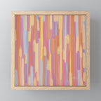 Acrylic Stripes Pattern Mini Art Print Gallery Image 1