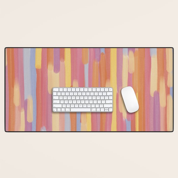 Acrylic Stripes Pattern Desk Mat Gallery Image 1
