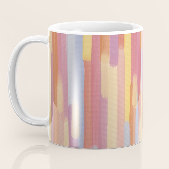 Acrylic Stripes Pattern Coffee Mug Gallery Image 3