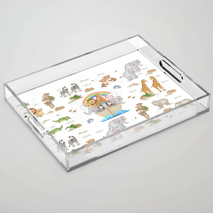 Noahs Ark Animals Acrylic Tray Gallery Image 1