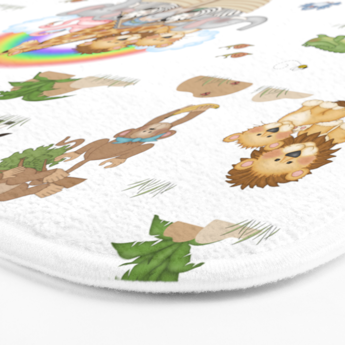 Noahs Ark Animals Bath Mat Gallery Image 3