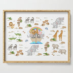 Noahs Ark Animals Serving Tray Gallery Image 1