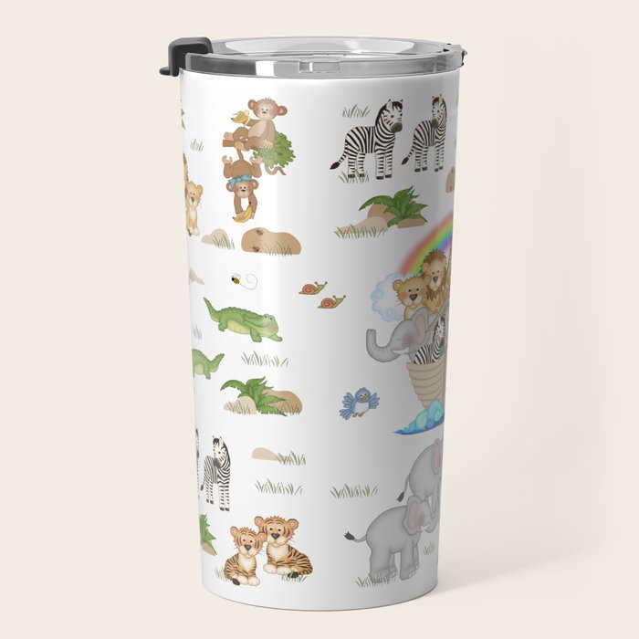 Noahs Ark Animals Travel Mug Gallery Image 3