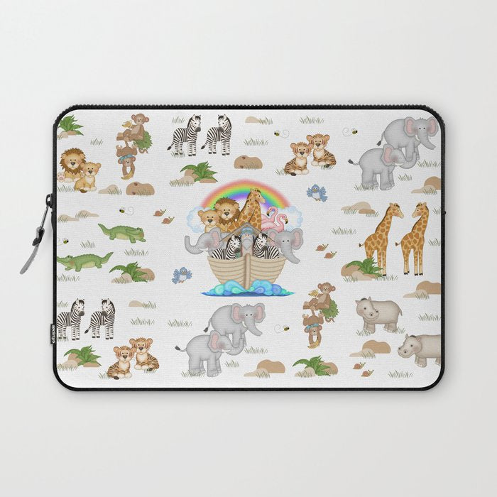 Noahs Ark Animals Laptop Sleeve Gallery Image 1