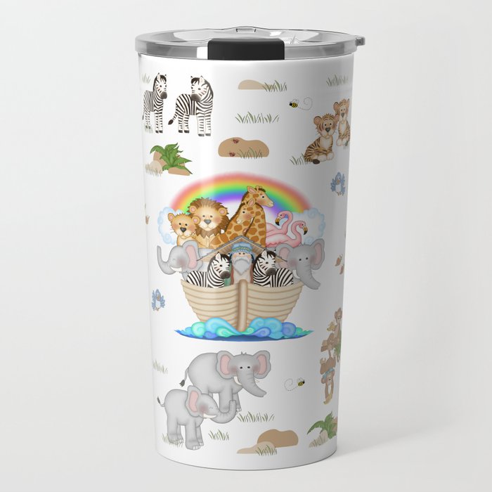 Noahs Ark Animals Travel Mug Gallery Image 1