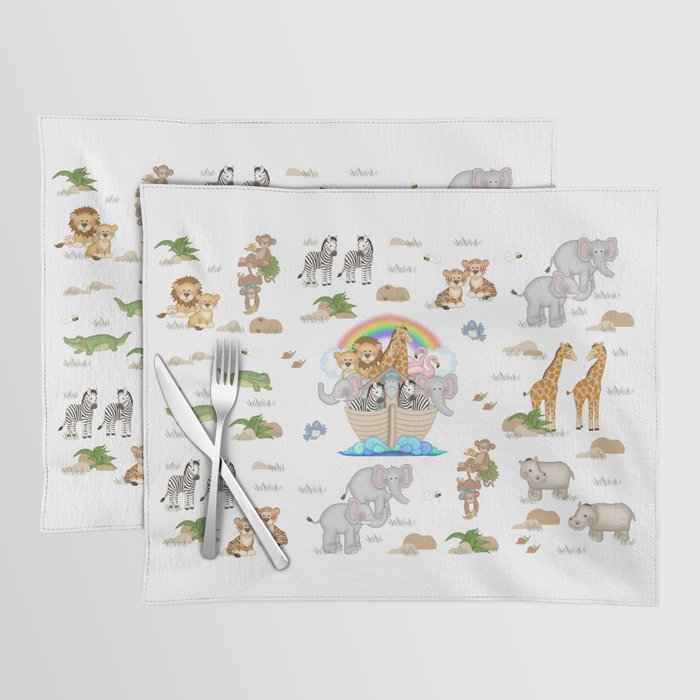Noahs Ark Animals Placemat Gallery Image 1