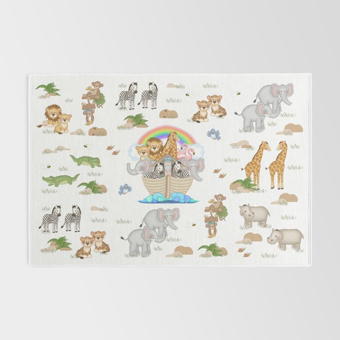Noahs Ark Animals Rug Gallery Image 2