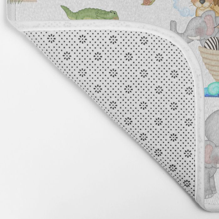 Noahs Ark Animals Bath Mat Gallery Image 2