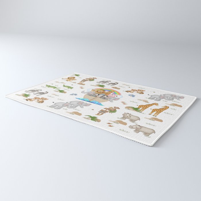 Noahs Ark Animals Rug Gallery Image 3
