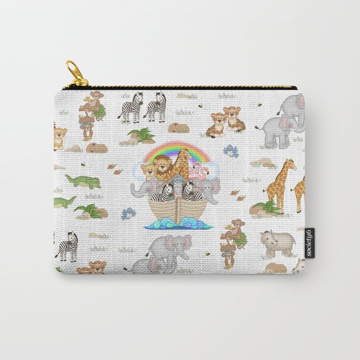 Noahs Ark Animals Carry All Pouch Gallery Image 1