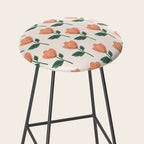 Pink Peony Pattern Stool Gallery Image 2