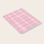 Wavy Plaid Pink Notebook Gallery Image 2