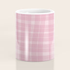 Wavy Plaid Pink Coffee Mug Gallery Image 4