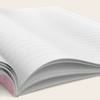 Wavy Plaid Pink Notebook Gallery Image 2