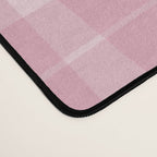 Wavy Plaid Pink Desk Mat Gallery Image 4
