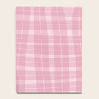 Wavy Plaid Pink Notebook Gallery Image 4