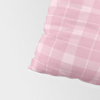 Wavy Plaid Pink Pillow Sham Gallery Image 4