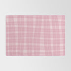 Wavy Plaid Pink Rug Gallery Image 2