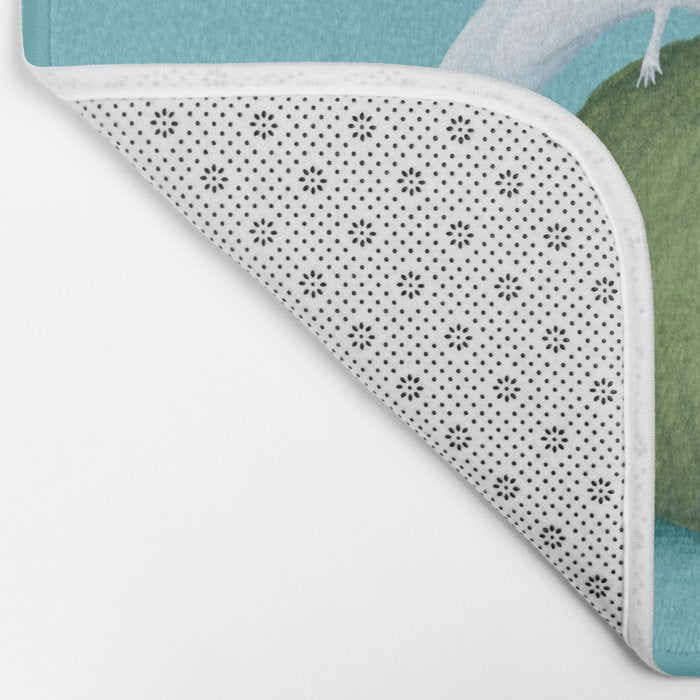 Axolotl on a Mossball Bath Mat Gallery Image 2