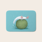 Axolotl on a Mossball Bath Mat Gallery Image 1