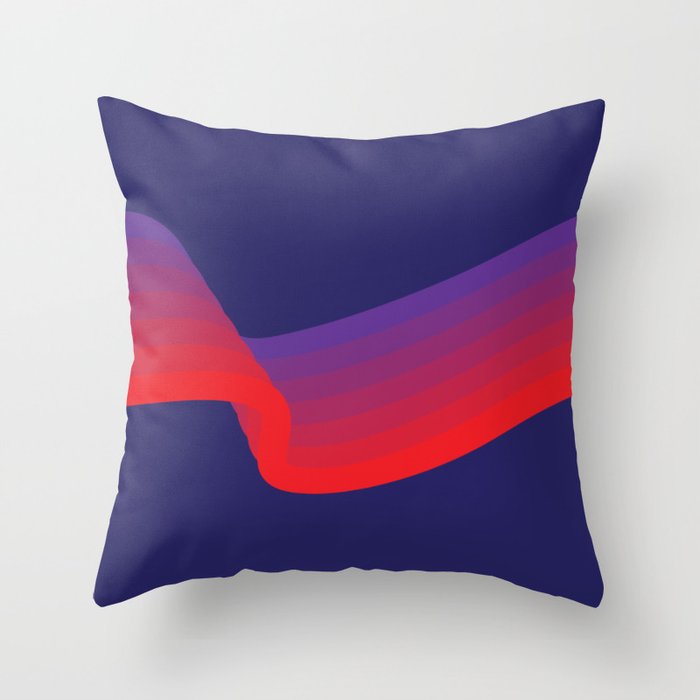 Amethyst Wave Throw Pillow Gallery Image 6