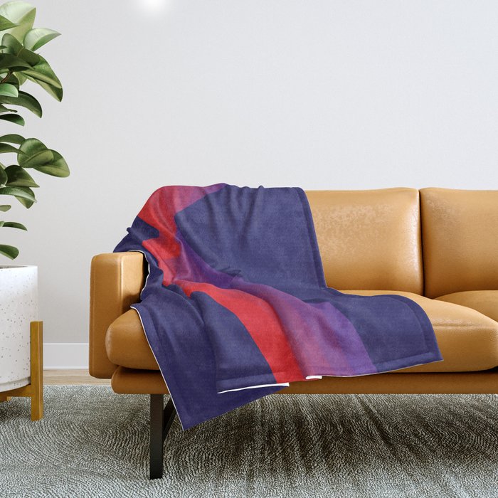 Amethyst Wave Throw Blanket Gallery Image 1