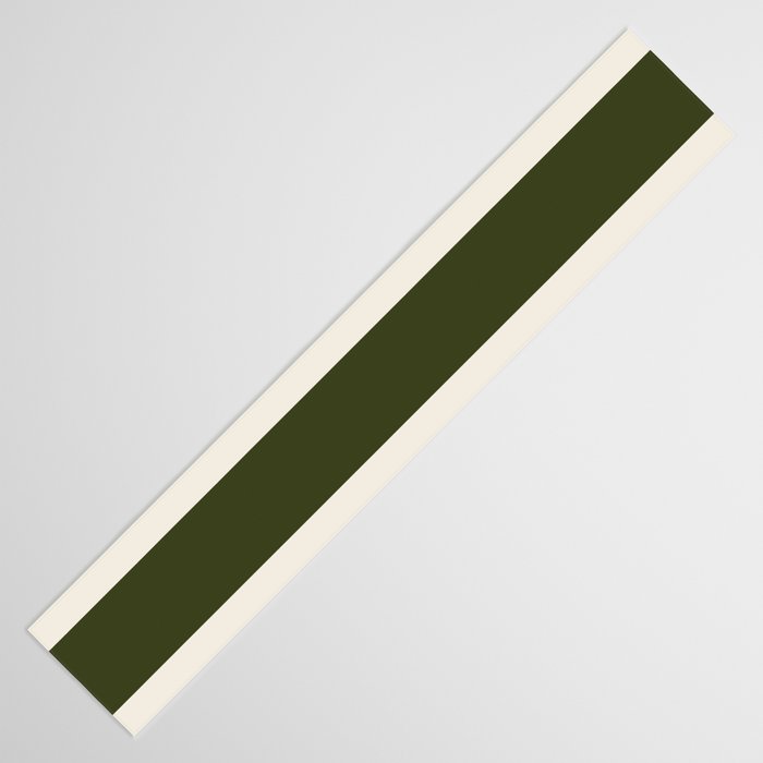 Dual (Olive Green & Cream) Table Runner Gallery Image 3