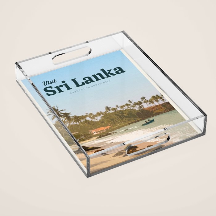 Visit Sri Lanka Acrylic Tray Gallery Image 1