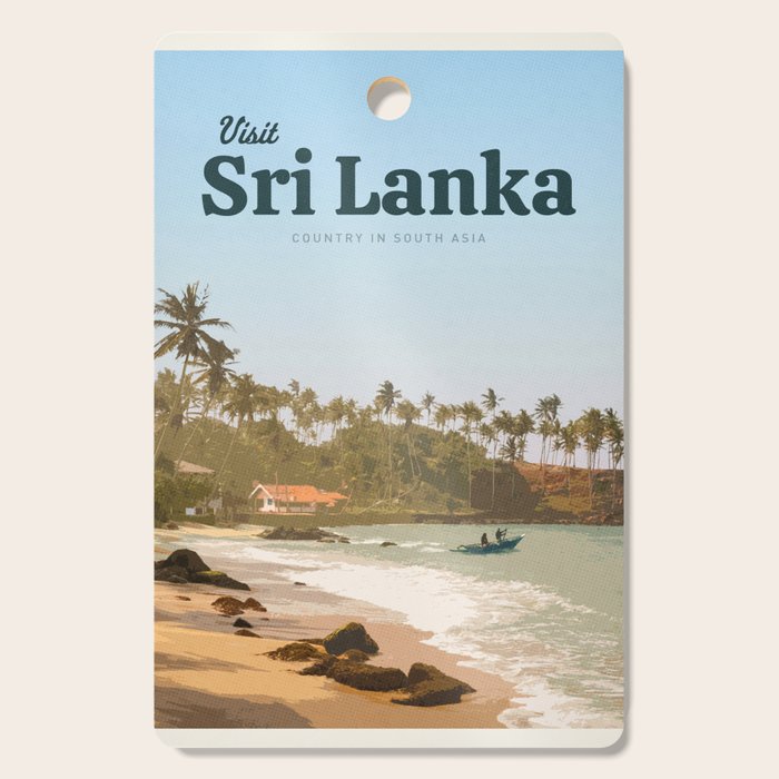 Visit Sri Lanka Cutting Board Gallery Image 1