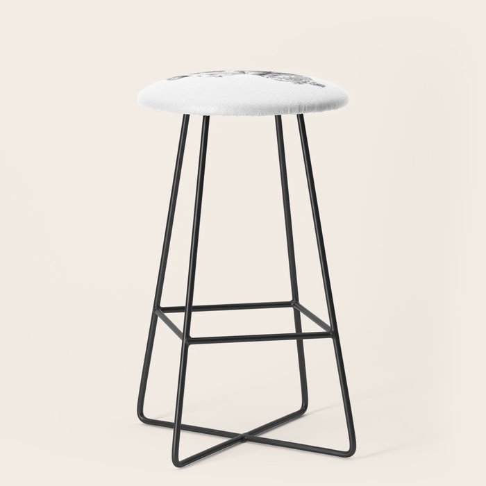 MARCUS AURELIUS ANTONINUS AUGUSTUS / black / white Stool Gallery Image 1