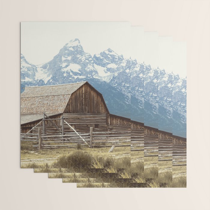 A Rocky Mountain Adventure - The Grand Tetons Wrapping Paper Gallery Image 3