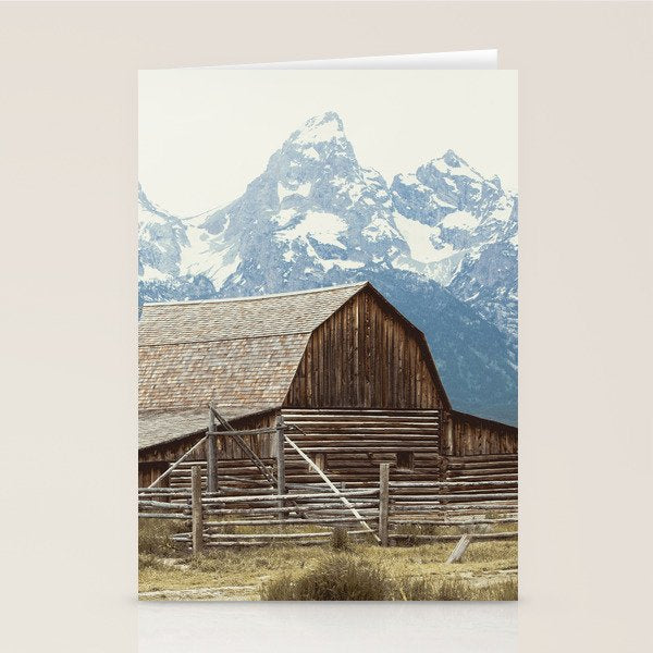 A Rocky Mountain Adventure - The Grand Tetons Stationery Card Gallery Image 1