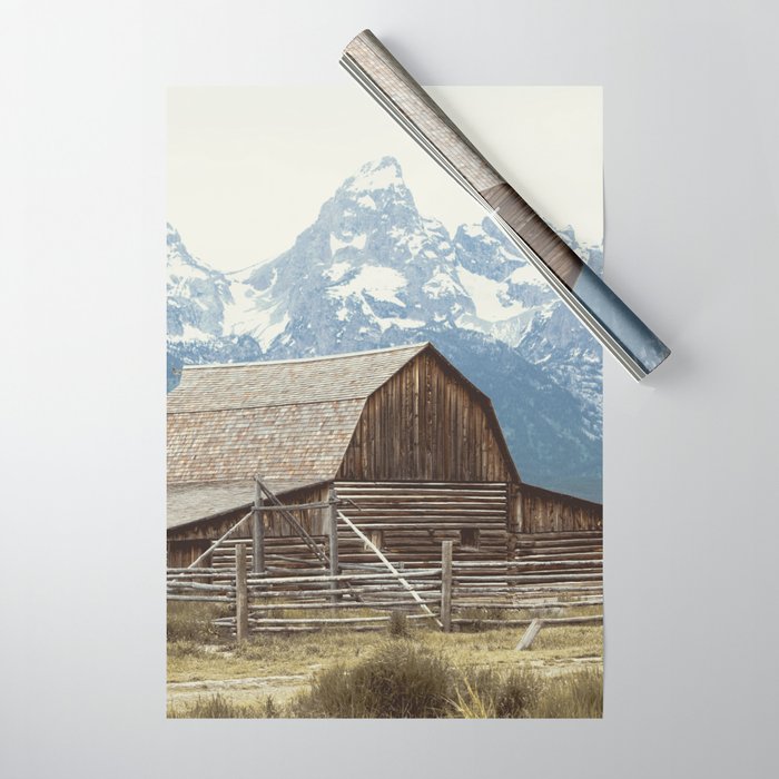 A Rocky Mountain Adventure - The Grand Tetons Wrapping Paper Gallery Image 1