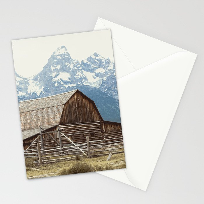 A Rocky Mountain Adventure - The Grand Tetons Stationery Card Gallery Image 2