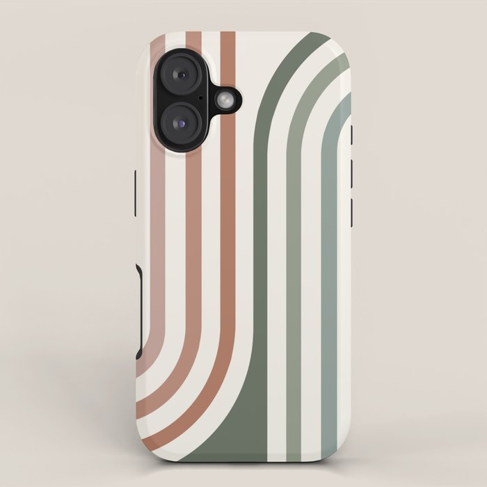 Bold Curvature Stripes VII iPhone Case Gallery Image 1