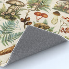 Woodland Vibes Mushroom And Fern Pattern Rug Gallery Image 4