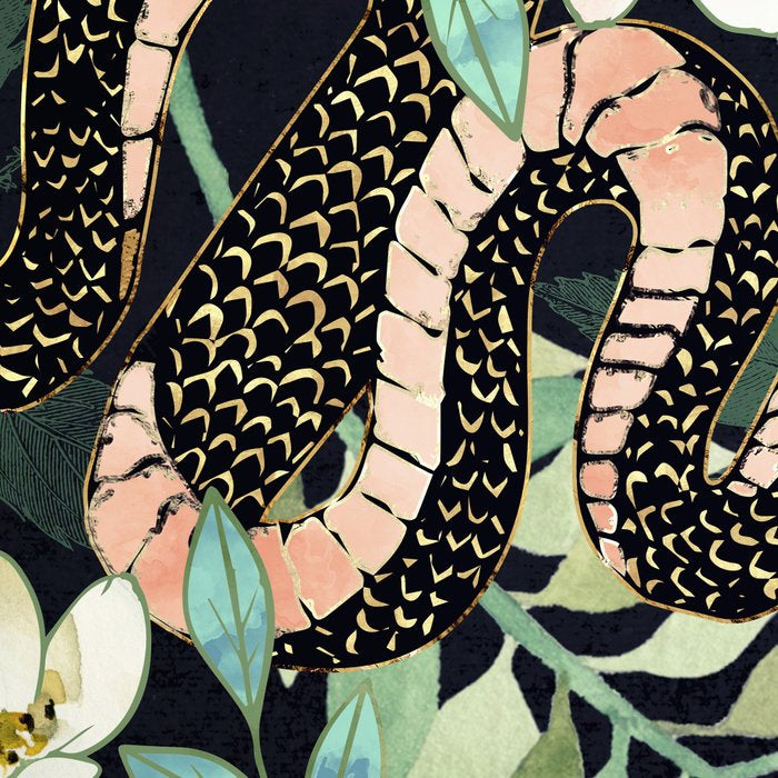 Metallic Floral Snake Coffee Mug Gallery Image 2