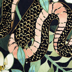 Metallic Floral Snake Coffee Mug Gallery Image 2