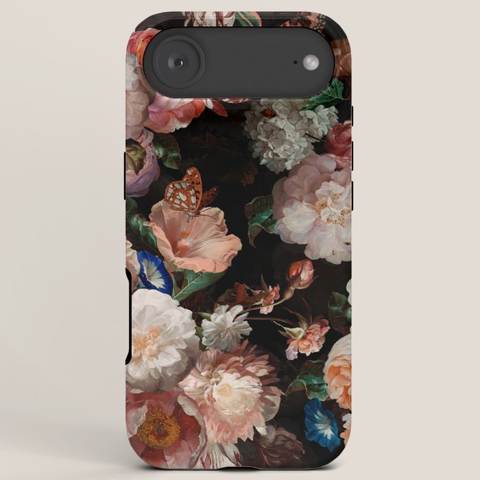 Baroque Flemish Rose Flowers Night Garden iPhone Case Gallery Image 6